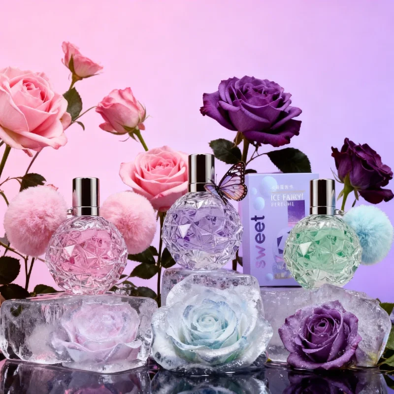 

Women's Perfume 50ml, Floral Fruity Fragrance, Long-Lasting Vitality Body Spray, Confident Charming Pheromone Scent for Couples