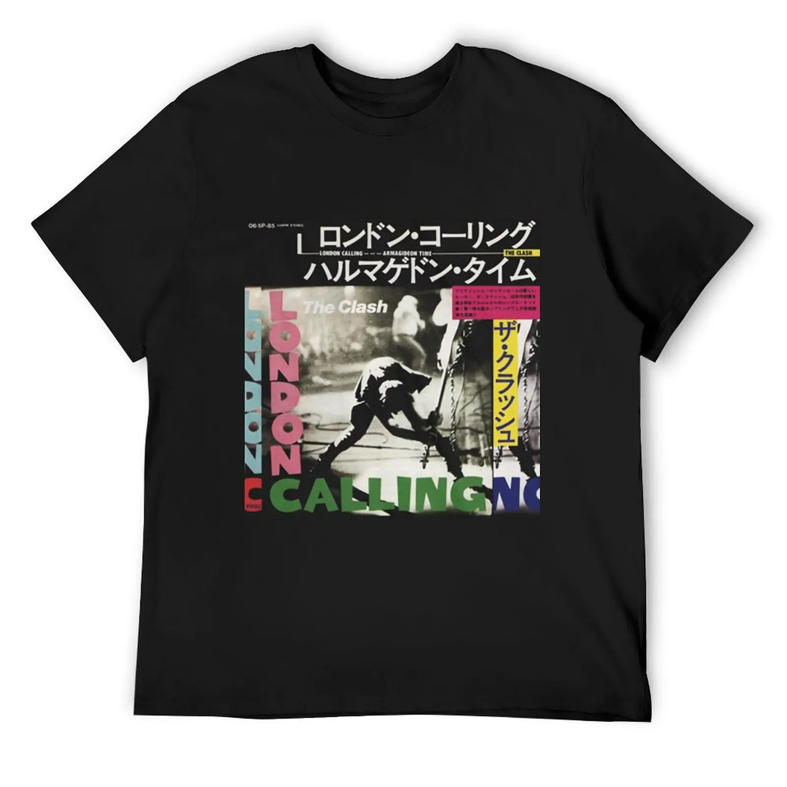 

London Calling JapanThe Clash Rock Japan Style T-Shirt man t shirt boys animal print anime stuff luxury clothes men