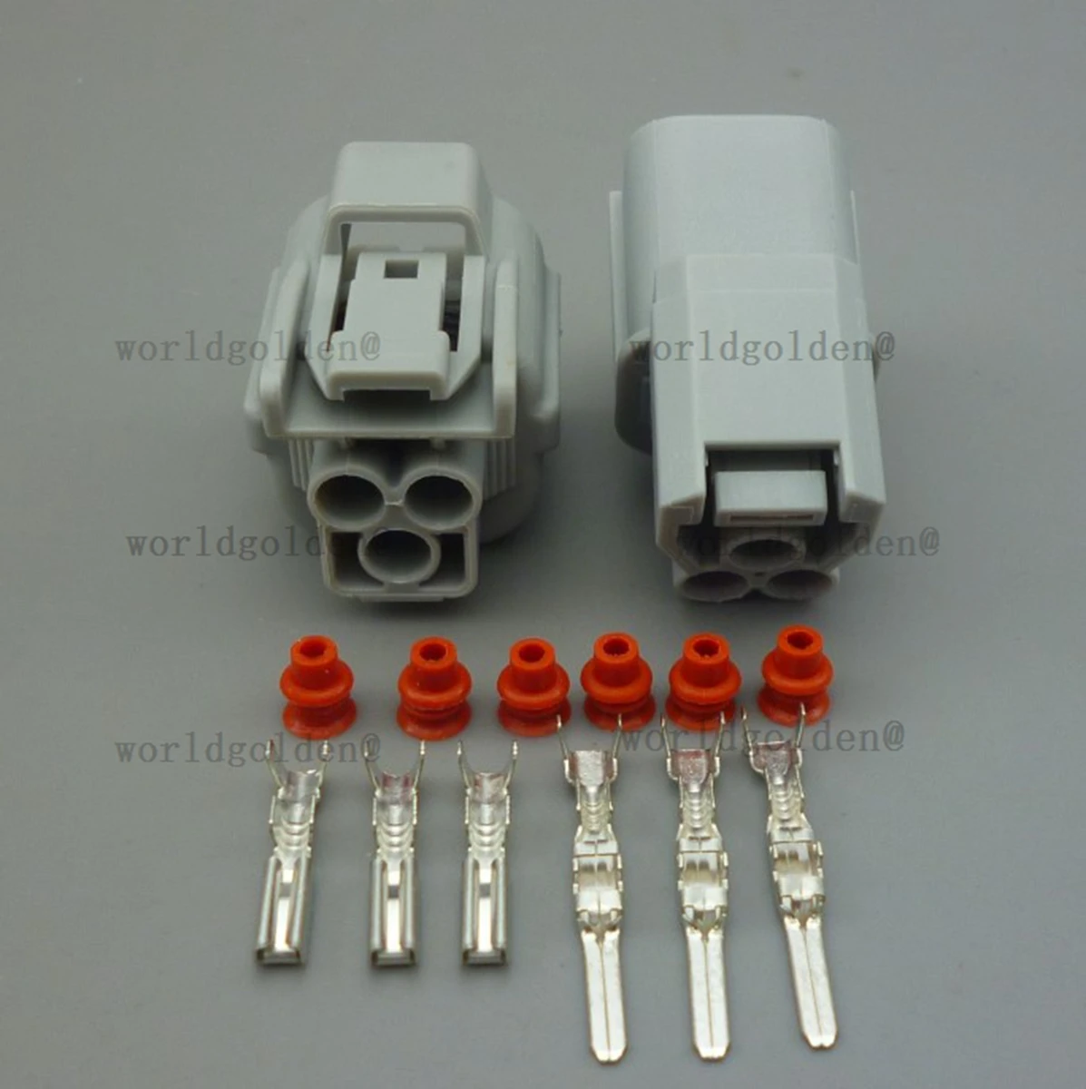 

6181-0072 6189-0131 3Pin Sealed Plastic Wiring Plug for auto lamp sensor circuit mounting & maintenance repair