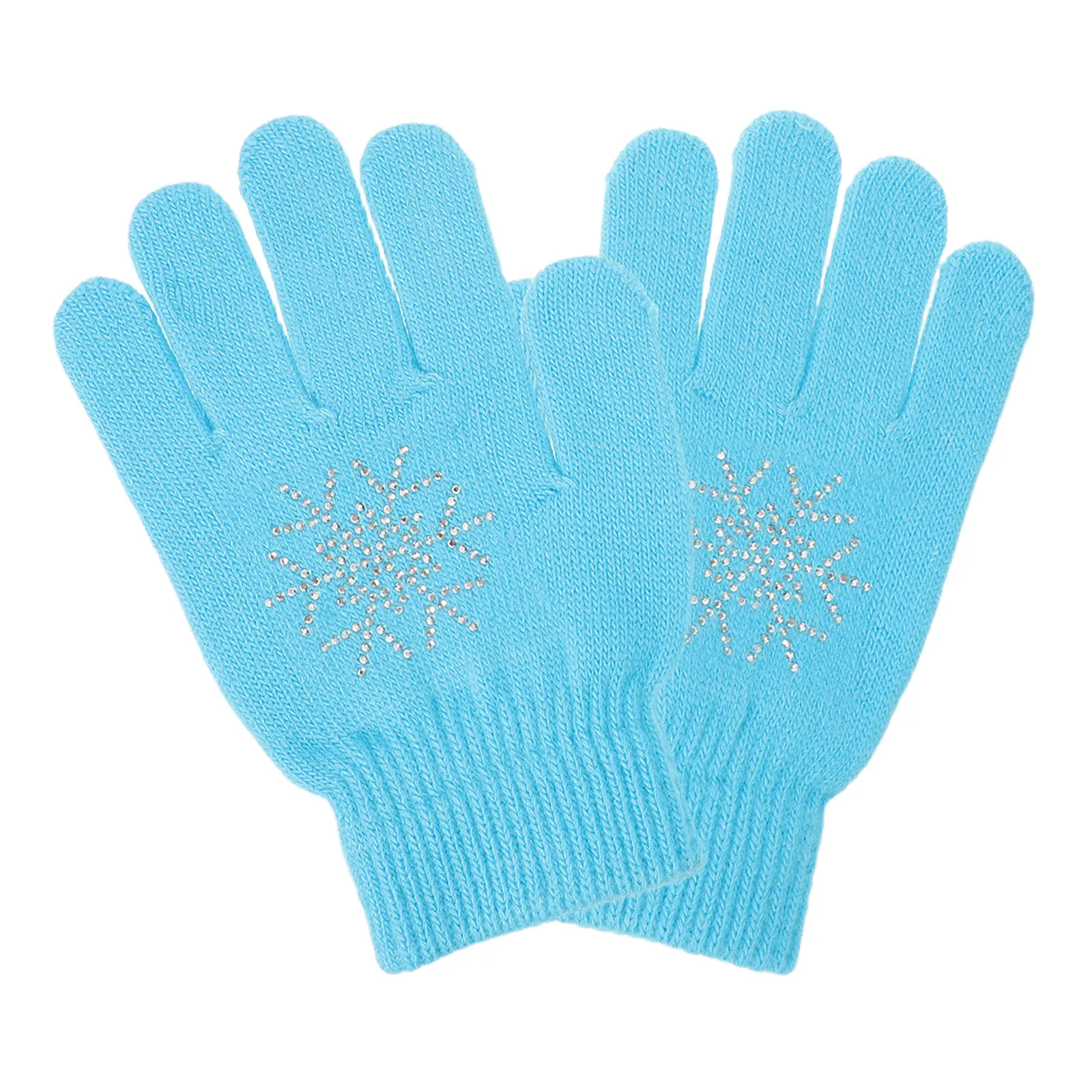 

1Pair Figure Skating Gloves Women Girls Non Slip Ice Skating Accessories Thickened Palm Practice Protective Gear Youth