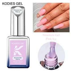 KODIES GEL 18 Colors Rubber Base Gel Nail Polish Translucent Structure Camouflage Gel Varnish UV Semi permanent Nails Lacquer