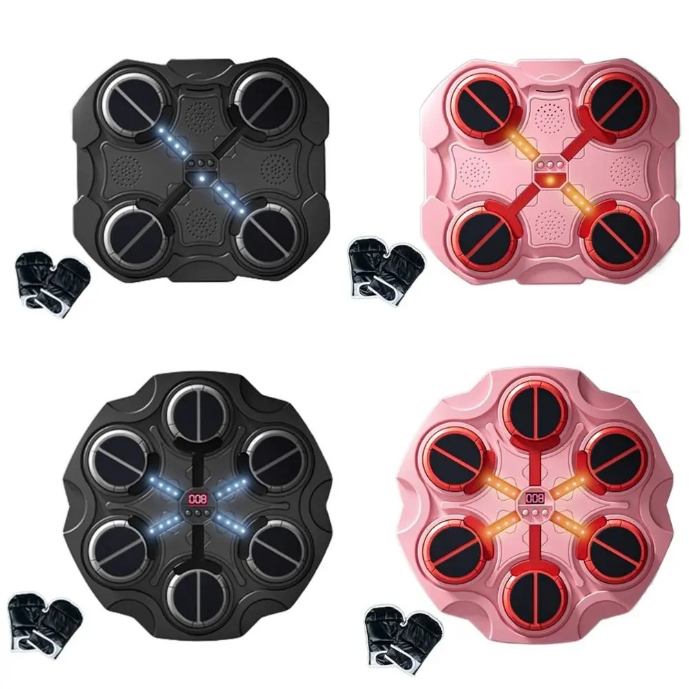 

Wall Mounted Smart Music Boxing Machine Thickened Noise Reduction Boxing Electronic Target Volume Adjustment with Boxing Gloves