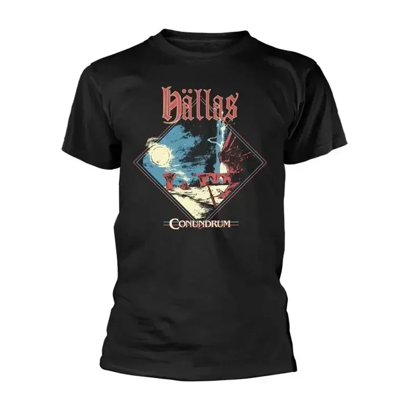 HALLAS - CONUNDRUM BLACK T-Shirt Small