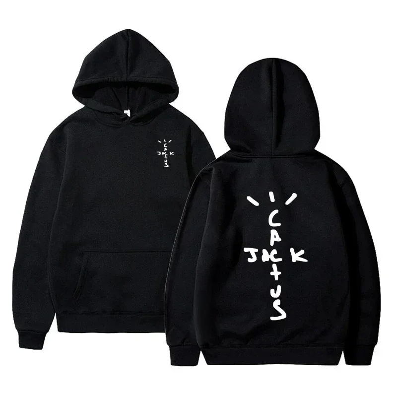 2024 New Men Women Cactus Jack Swag Hoodies Hip Hop Hara Printed Oversized Casual Hoodies Sweatshirts Sweatshirt  Men Clothing