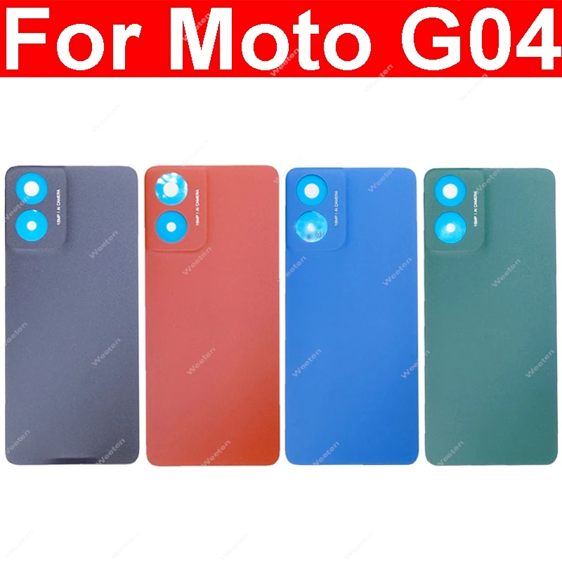 

Battery Cover Rear Door Housing CaseFor Motorola MOTO G04 XT2421-2 Back Battery Housing Case Back Cover Replacement Repair Parts