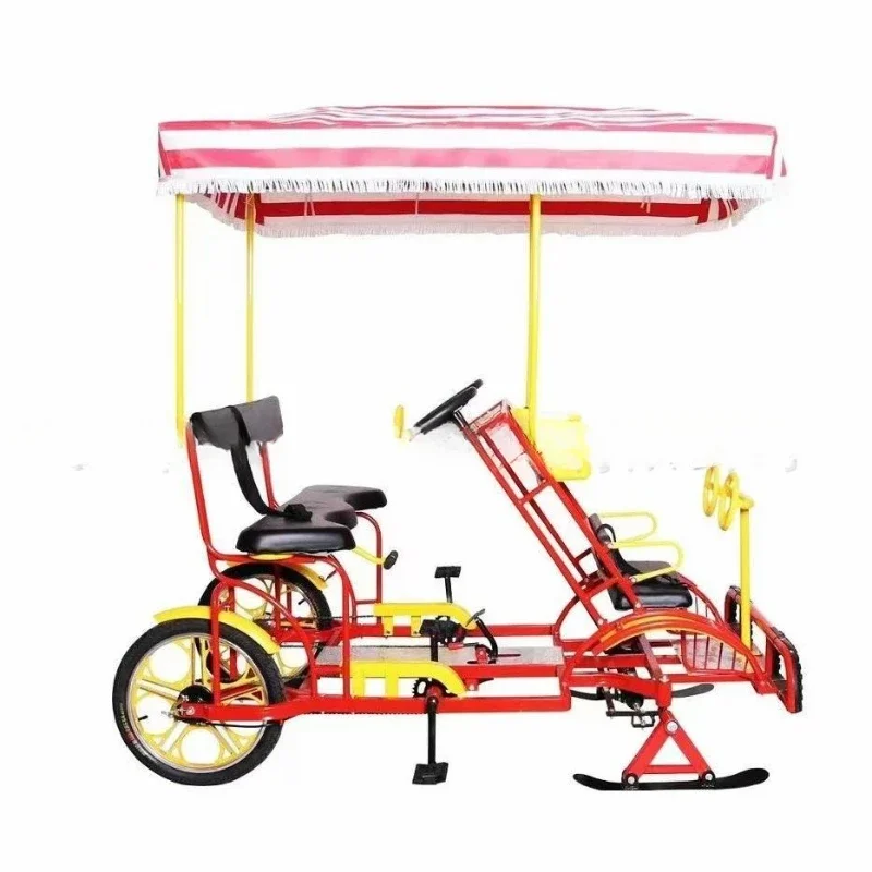 

Snow Double Bicycle Ice Bicycle Ice Electric Kart Drift Car Climbing Plough Ice Car