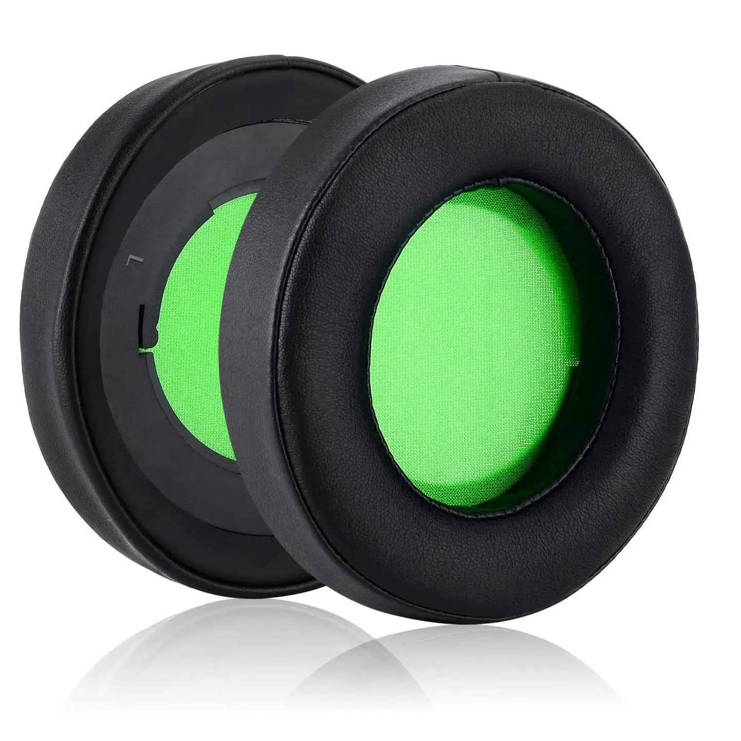 ปลอกหมอนแผ่นรองหูโฟมจำรูปรูปวงรีสำหรับ Razer Kraken Pro V2 2ชิ้น