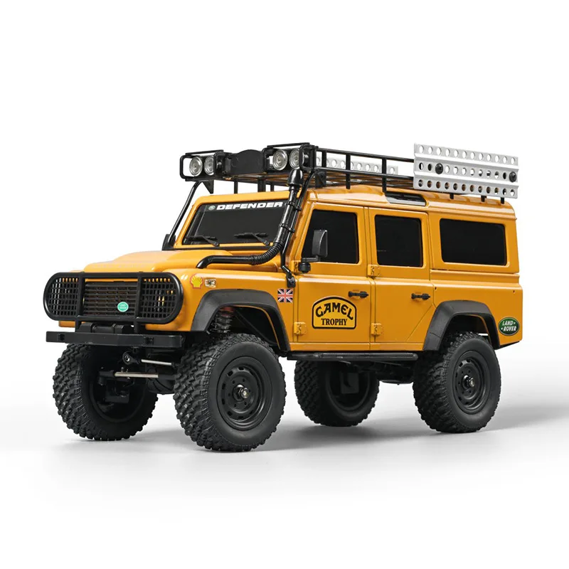Modèle en alliage MN111 1:18 RC, modèle de simulation de voiture télécommandée à grande échelle, véhicule tout-terrain modifié Land Rover Defender