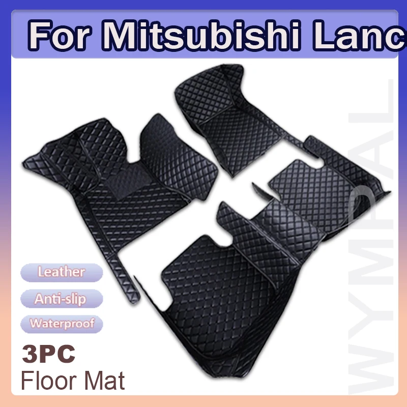 Car Floor Mat For Mitsubishi Lancer II Cedia Virage 2009~ 2014 Accesorios Para Auto Non-slip Floor Mats Car Accessories Interior