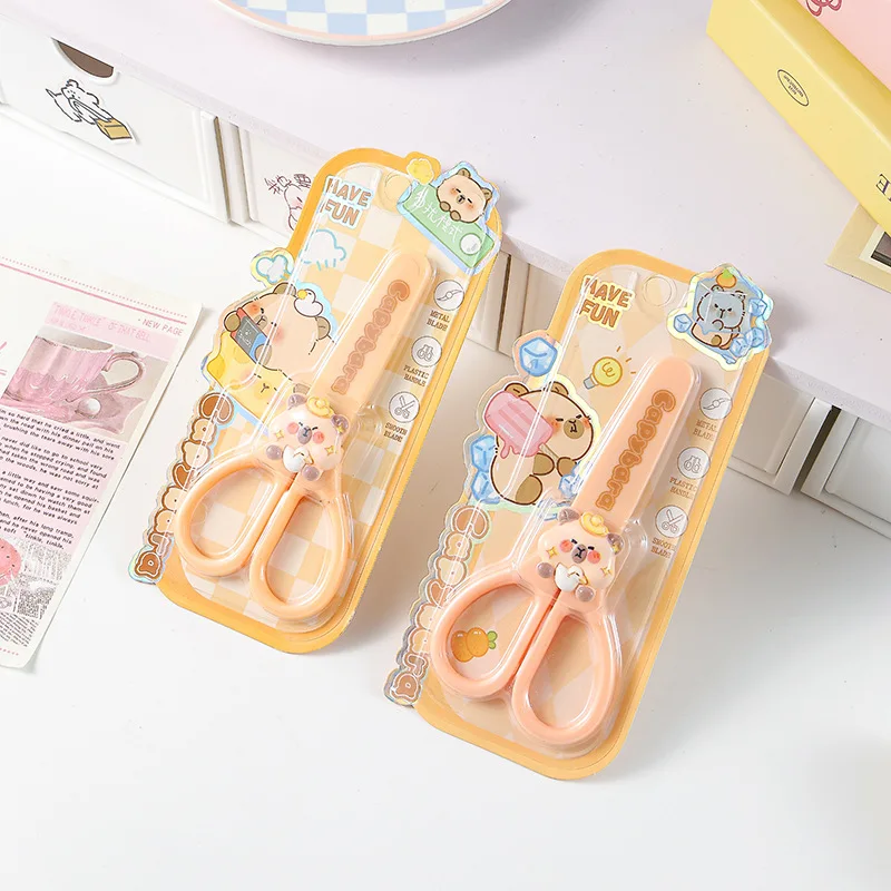 2025 New Scissors Cute Mini Portable Cutting Knife Student Handmade Hand Account DIY Safety Scissors
