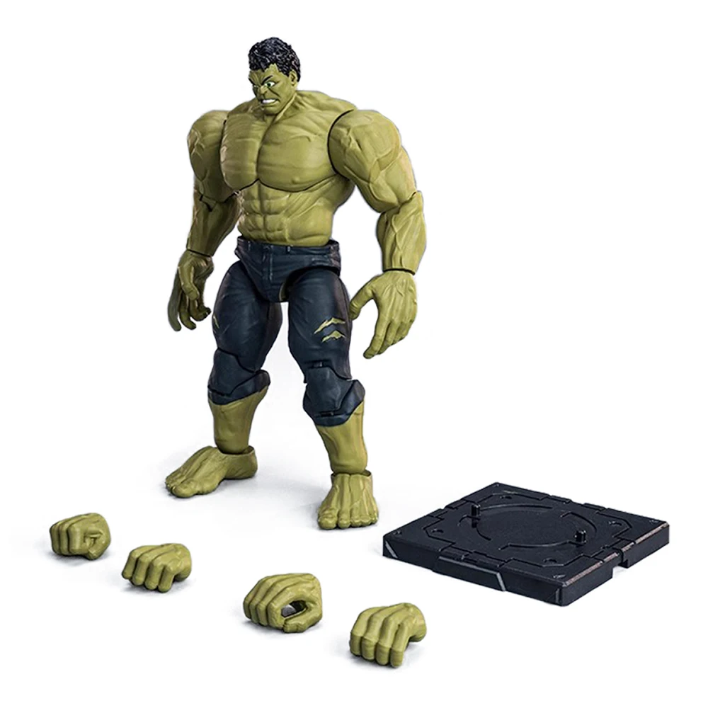 Original Fondjoy Marve Figures Hulk Thanos Captain America Spider-Man Thor Iron Man Cool Boy Toys Custom Models Dolls Kids Gifts