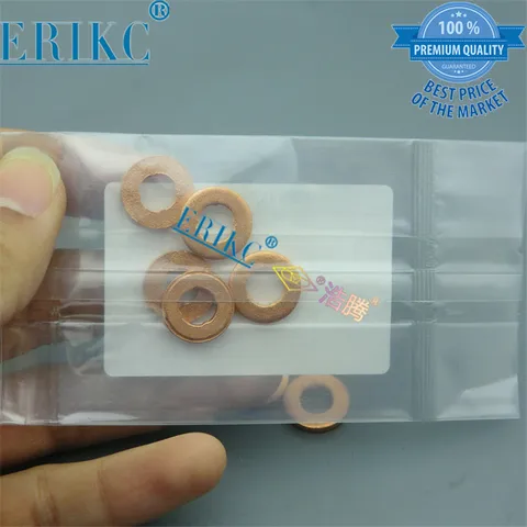 Erikc 9001-850a инжектор дизельного топлива медная шайба Толщина = 2 мм Форсунка для инъекций тепловой щит 9001 850a / 9001850a