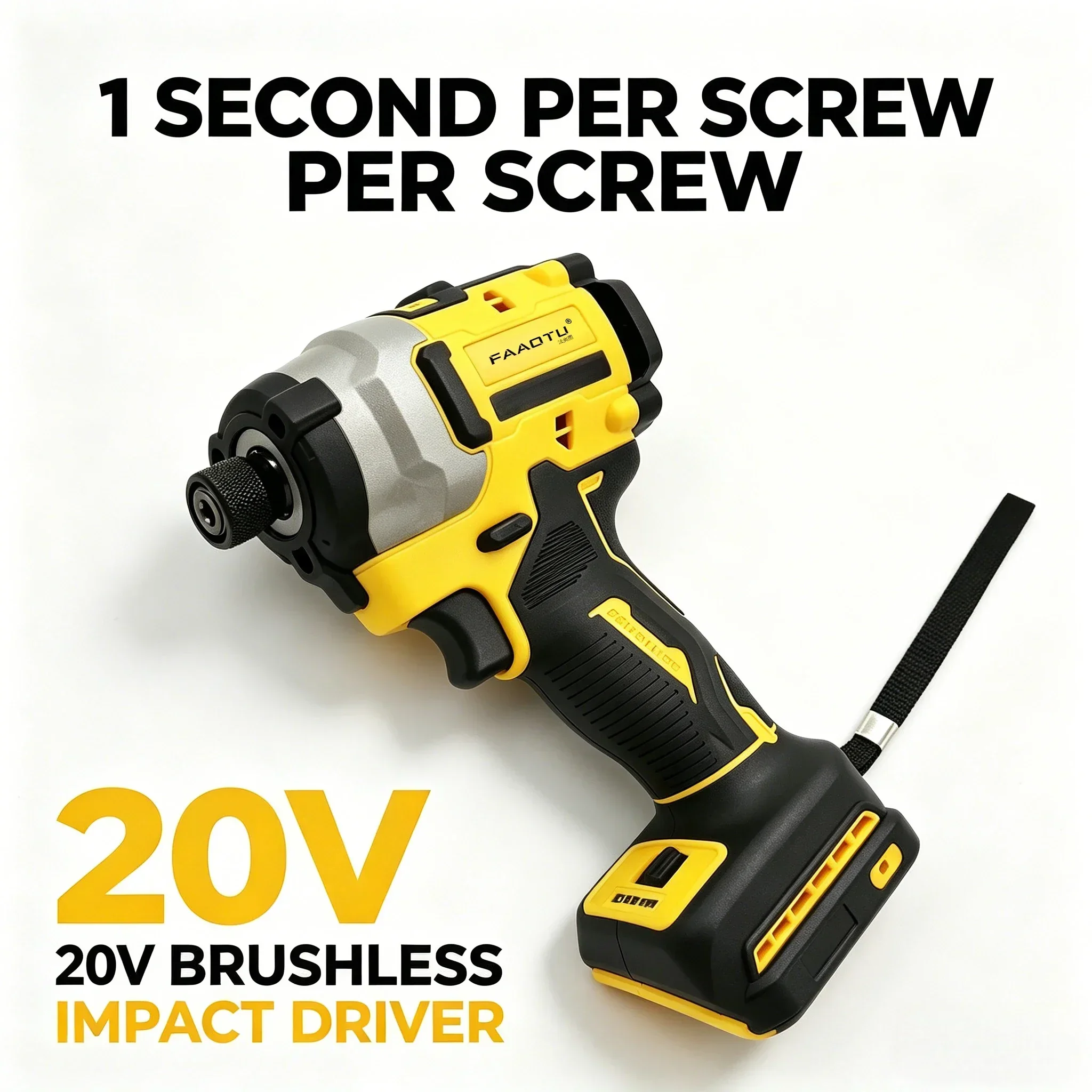 FAAOTU  New 850 Heavy-Duty Drill Driver, Versatile for Wood/Metal, Same Dependability as DW Suitable for DW battery NO battery