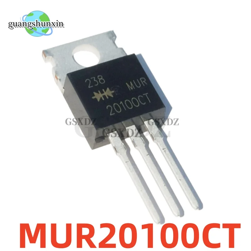 MUR20100CT TO-220 N 채널 MOS 전계 효과 트랜지스터, 정품 공장 직접 판매, 20A, 1000V, 10 개, 신제품