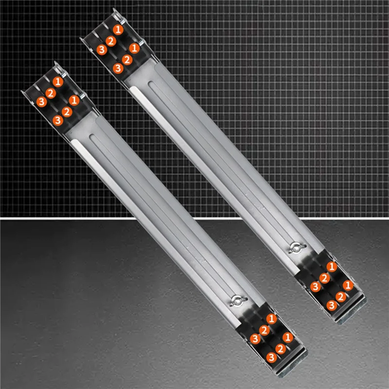 BMBY-2X Washing Machine Base Stand Trolley Feet Movable Adjustable Telescopic Fridge Stand Wheel For Dryer Refrigerator -Grey
