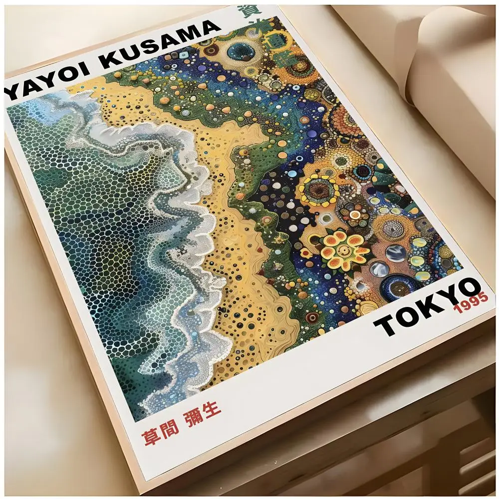 Artist Art Y-Yayoi Kusama Poster Top-tier Indoor room Decor Art & Household Decoration Presents
