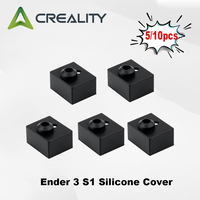 5PCS 3D Printer Hotend Silicone Sock Heater Block Silicone Cover for Creality Ender 3 S1/S1 Pro/Ender-3 S1 Plus/CR-10 Smart Pro