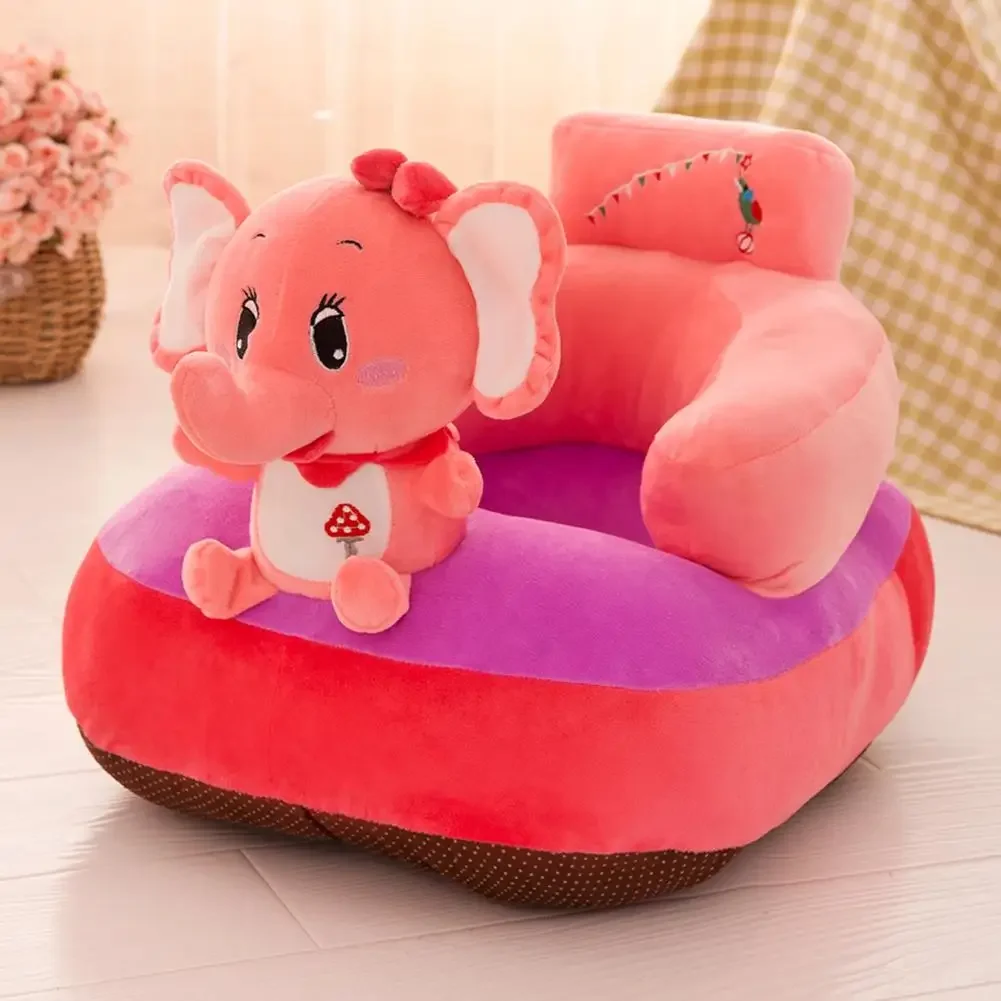 Cute Cartoon Sofa Skin Baby Seat Sofa Cover for Baby Sofa Support Seat Children\'s Sofa Infant  Learn to Sit Chair