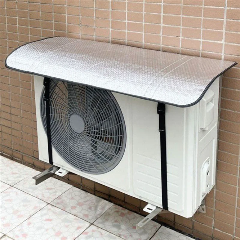 

A65T-Air Conditioner Cover Outdoor Energy Saving Rainproof Cover Air Conditioner Dust Prevent Fire-Proof Sun Exposure Cover