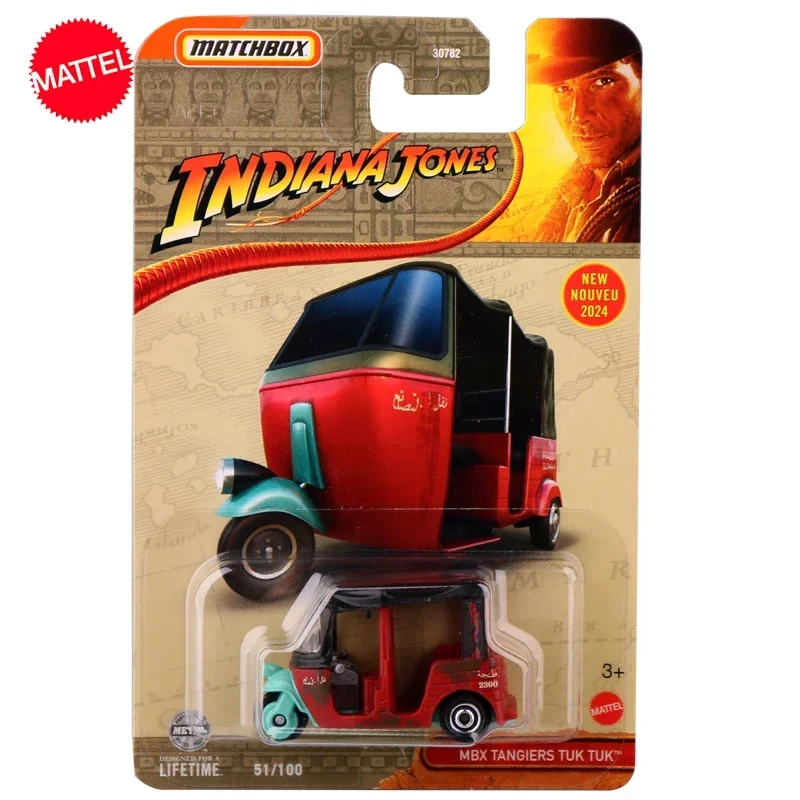 Original Mattel Toy Matchbox Car 1/64 Diecast New Nouveu 2024 MBX Tangiers Tuk Tuk Vehicle Model Toys for Boys Birthday Gift