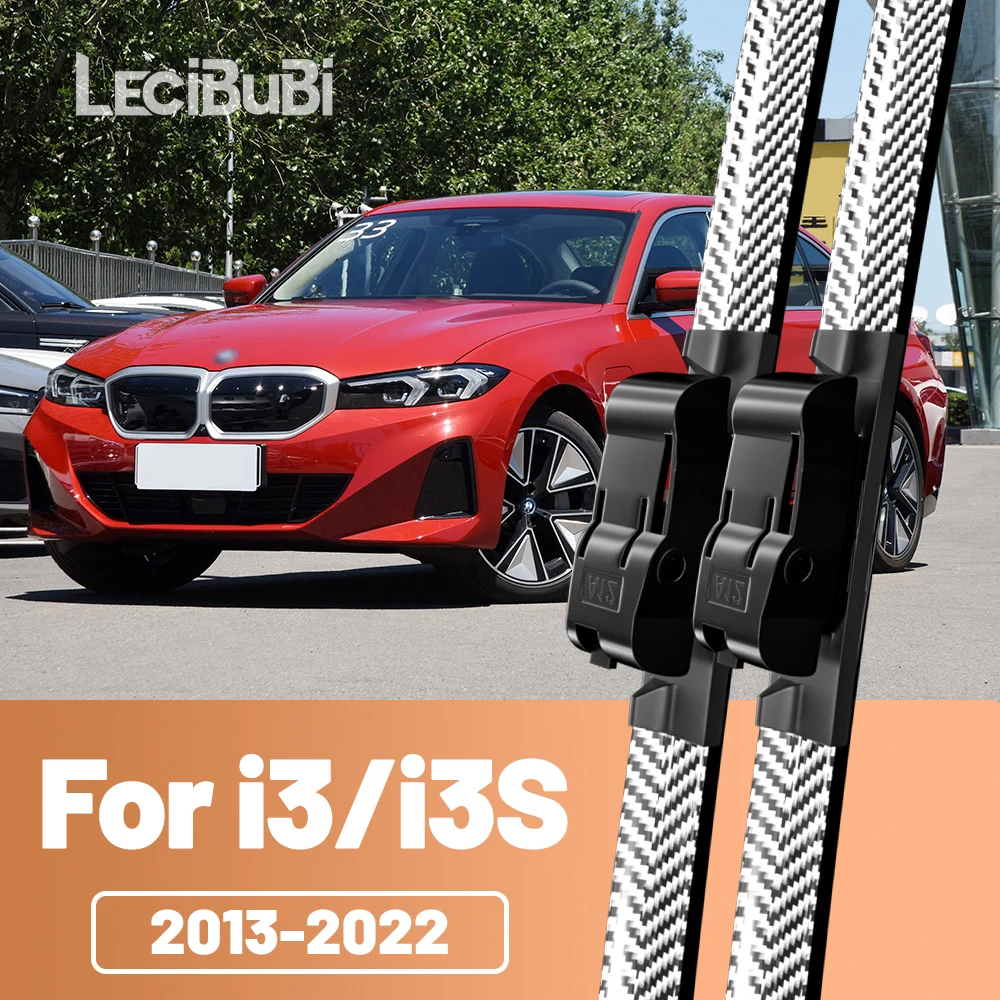 2 stücke Frontscheibe Scheibenwischerblätter Carbon Faser Scheibenwischer Für BMW i3 i3S 2013-2022 2014 2015 2016 2017 2018 2019 2020