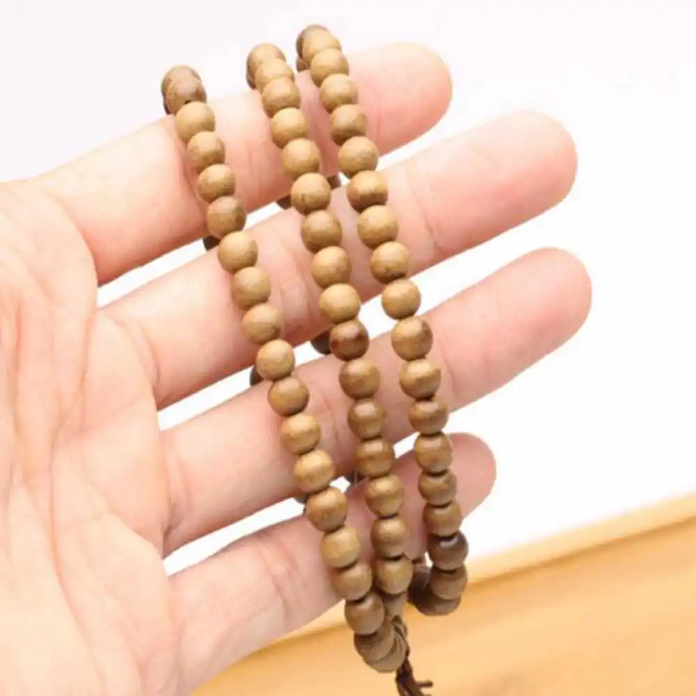 

8MM Eaglewood beads Cuff Men Mala Buddha Lucky Bracelet Diy Buddhism Handmade Prayer