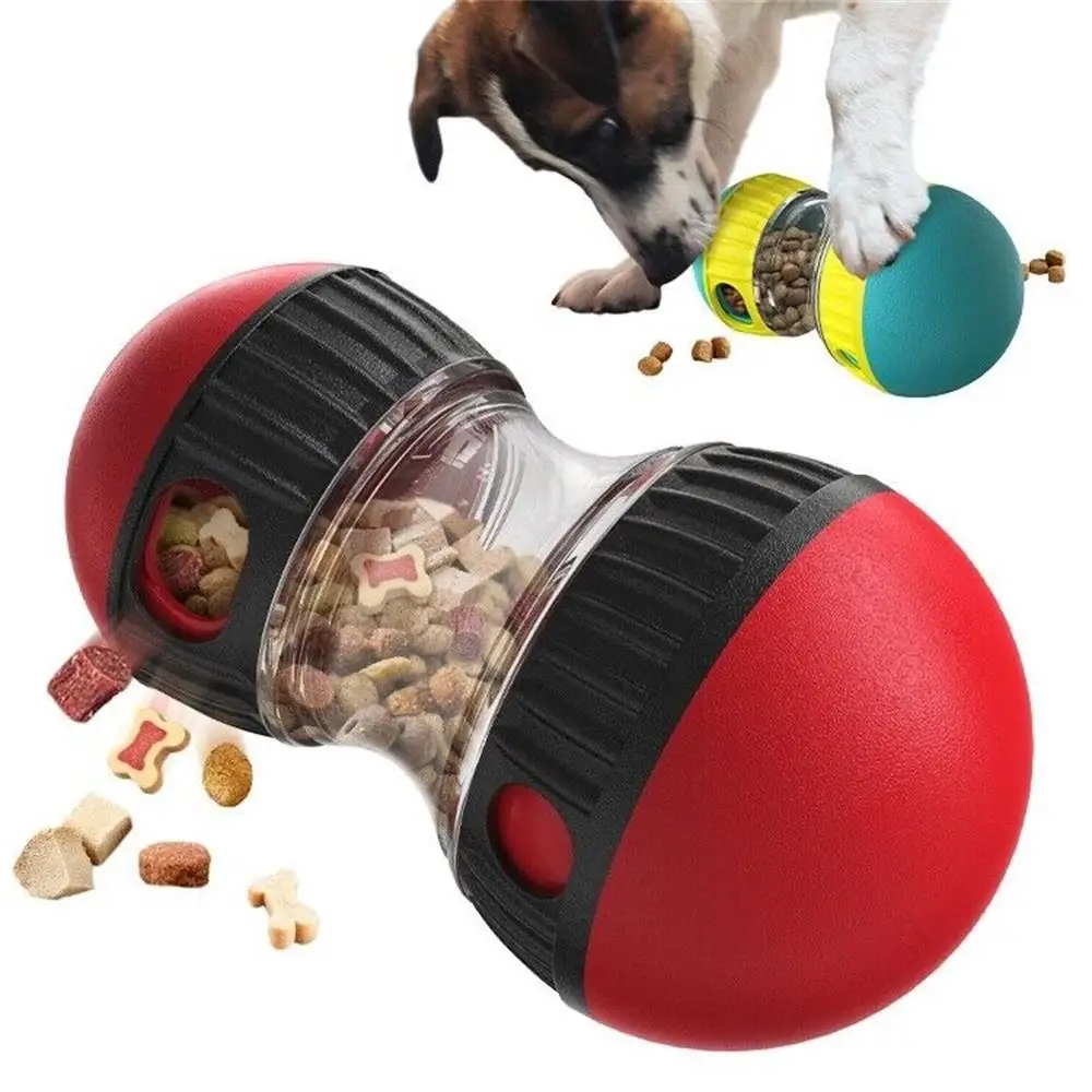 Interactive Dog Toy Treat Dispensing Tumbler for Enrichment Play Intelligent Puzzle Feeder Ball to Boost Pet IQ