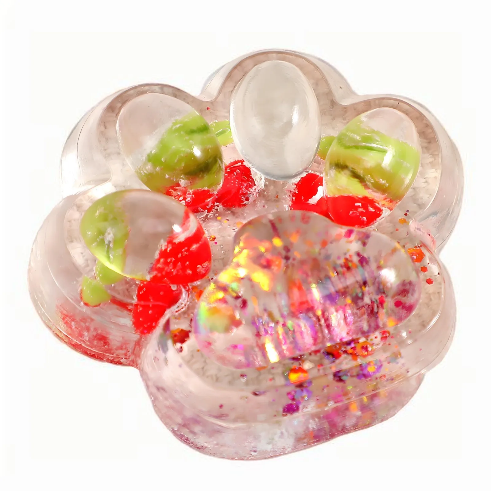 القط باو اسفنجي لعبة العصرية هلام الشمع الفراولة الإجهاد الإغاثة لطيف القط مخلب هلام هلام اسفنجي تململ الضغط اللعب