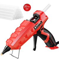 EZARC 100W Hot Melt Glue Gun DIY Household Industrial Glue Guns with 20pcs Glue Sticks, for DIY, Sealing, Arts & Crafts Projects