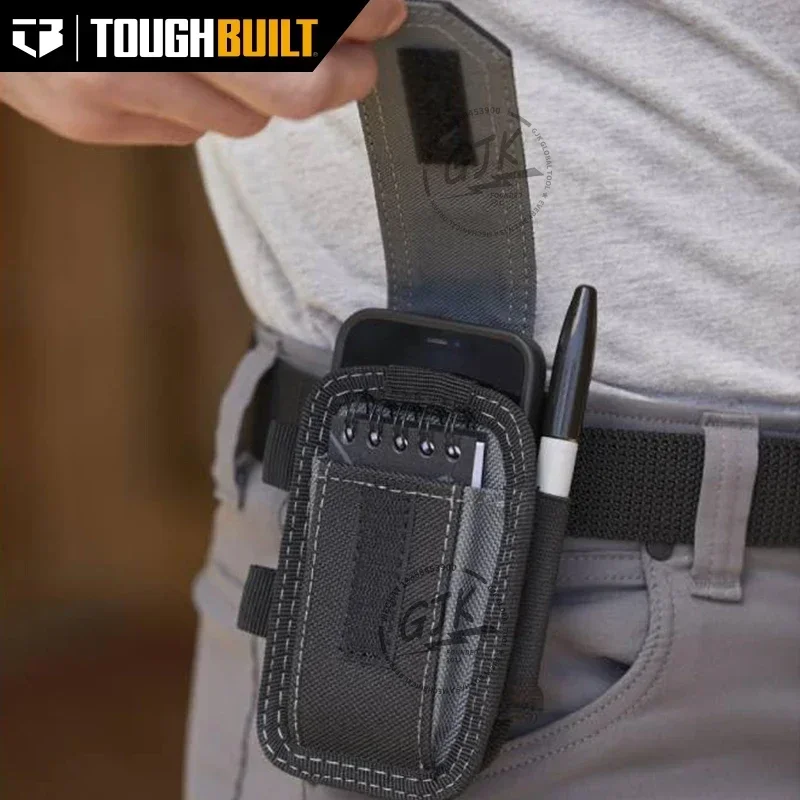 TOUGHBUILT TB-33C SMARTPHONE POUCH Thickened Abrasion Resistant 1200D High-density Wear-resistant Oxford Cloth Organizer Bag