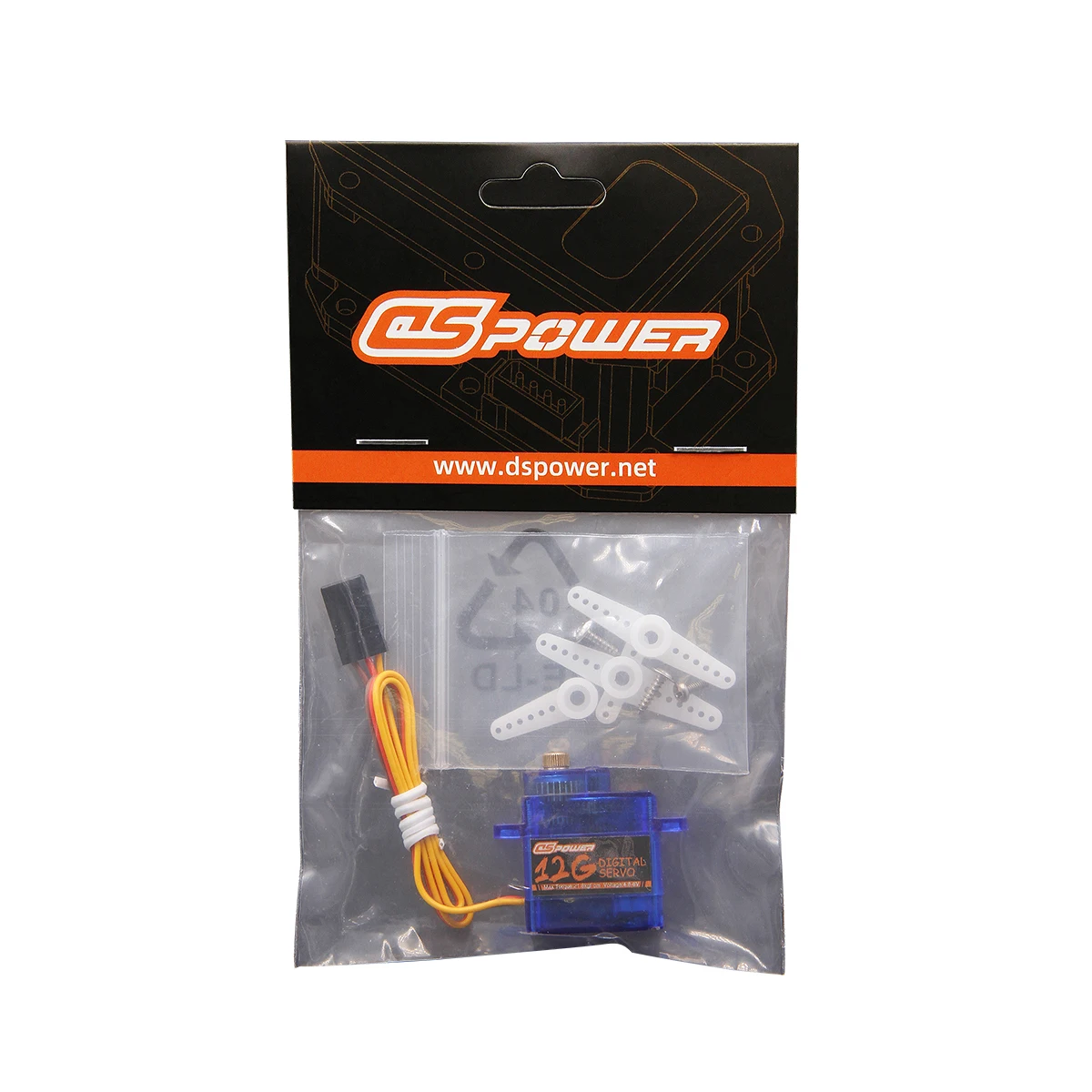 DSpower SG90 MG90S 9g 12g Mini Micro Servo Motor Metal gear Servo for 450 Helicoper SCX24 RC Car WLtoys axial trx Airplane