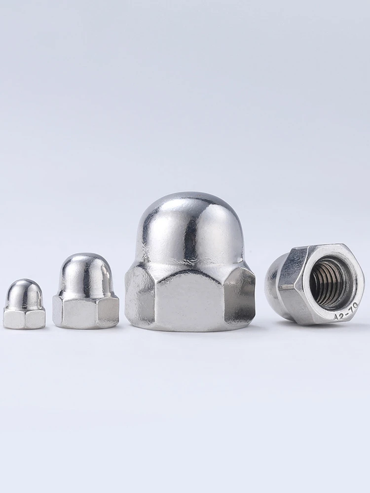 M3 M4 M5 M6 M8 M10 M12 316 Stainless Steel Cap Nuts Decorative Cover Semicircle Dome Nuts