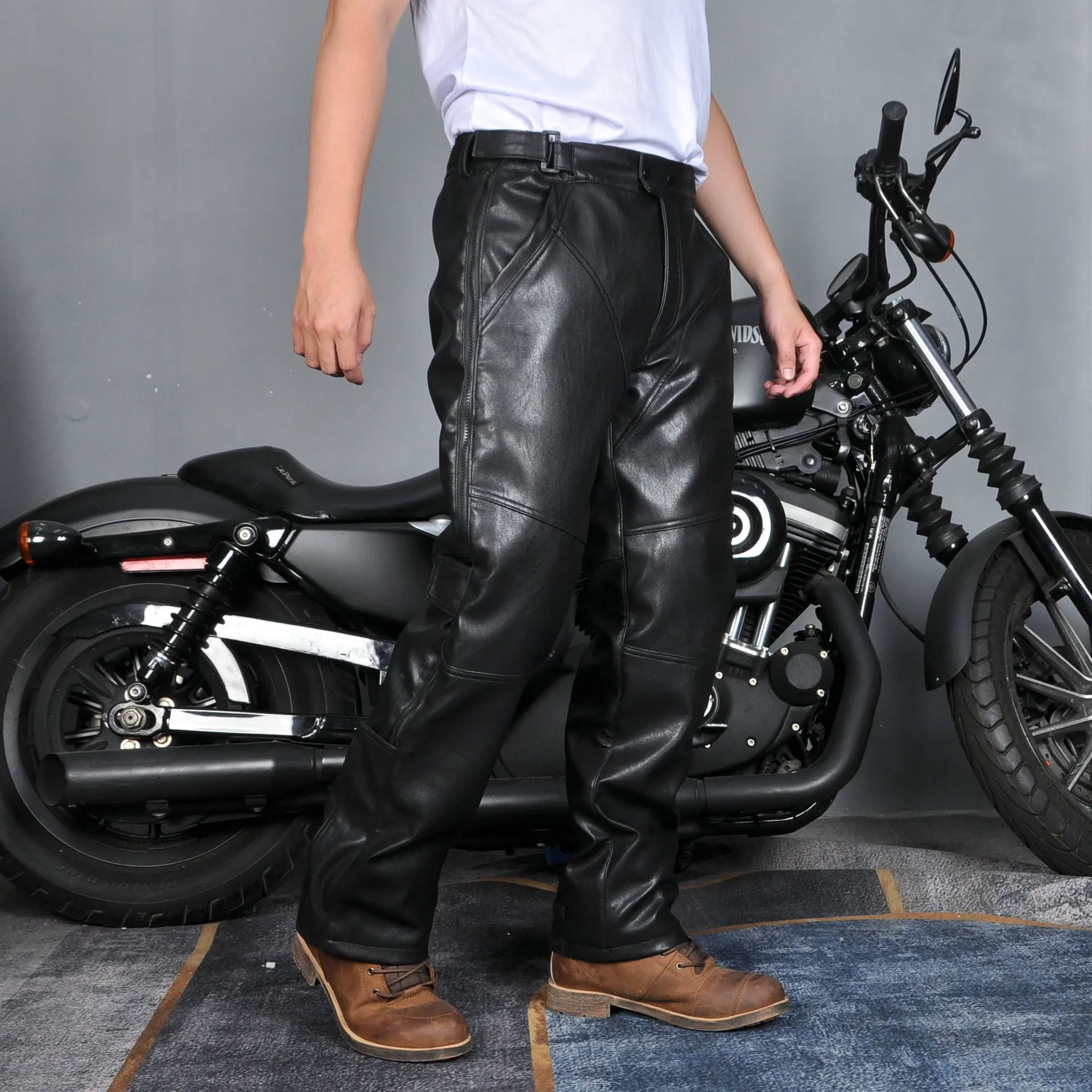 

Защитные брюки для мотоцикла, брюки для мотокросса на четыре сезона, брюки для верховой езды, рыцарь, повседневные водоотталкивающие прямые джинсы для езды на велосипеде