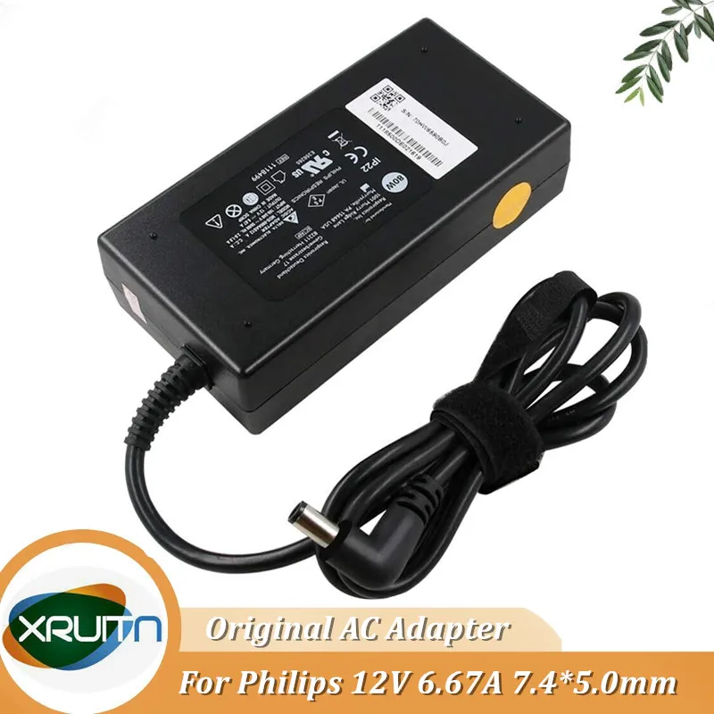 

Original MDS-080AAS12 A 12V 6.67A AC/DC Adapter 80W 1118449 for Philps Respironics DreamStation Auto CPAP / Auto BiPAP Charger