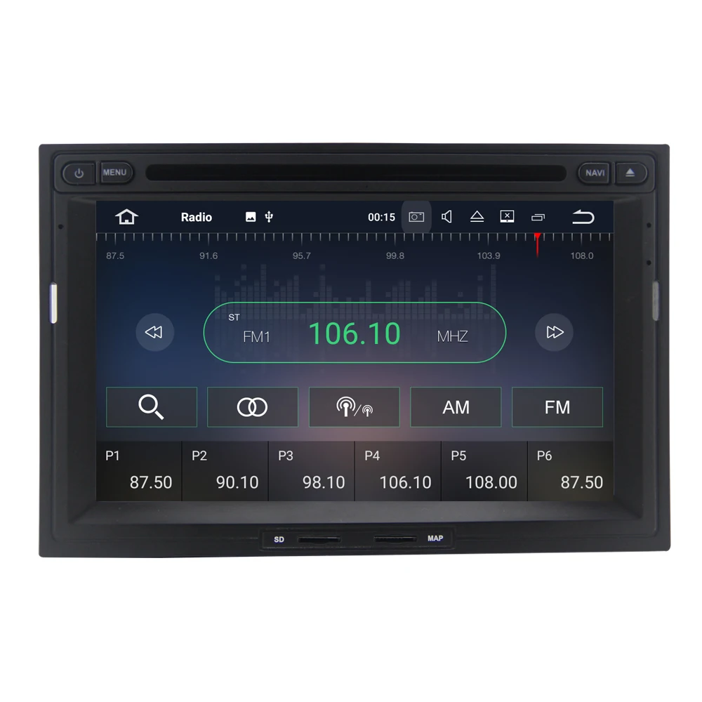 2 Din Android 10.0 PX5 4+32G Car Radio dvd 3005 3008 5008 Partner Berlingo Car Multimedia navigation