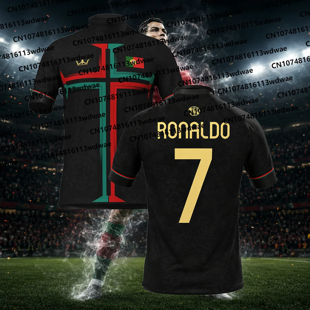 2026 New Portuguesa Football Jersey Quick-Drying Ronaldo 7 Jersey Outdoor football training suit Special Edition Kid T-shirt