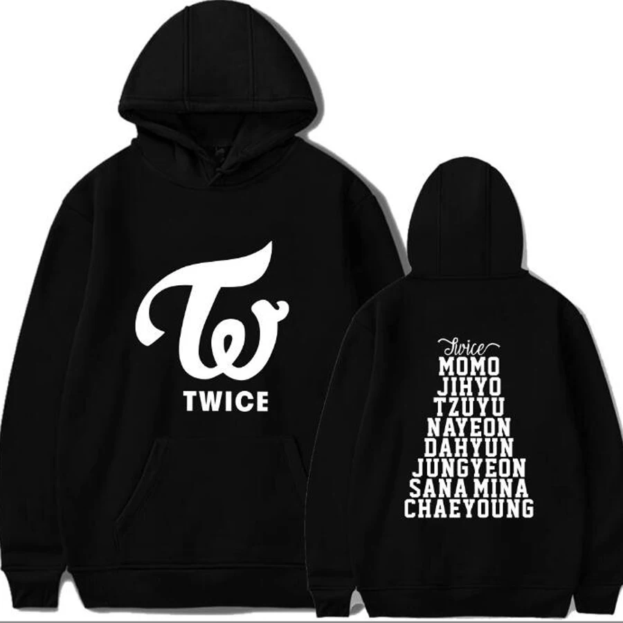 K POP KPOP Women/Men Hoodies SweatpantsMOMO TZUYU NAYEON DAHYUN JUNGYEON SANA MINA CHAEYOUNG K-POP Harajuku Hip Hop Sweatshirt