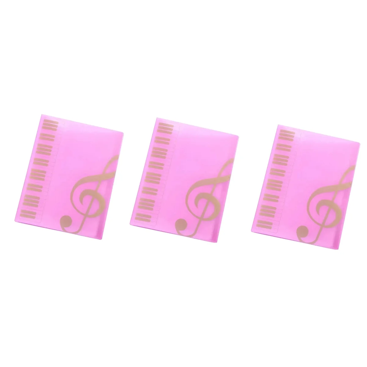 3PCS Sheet Music Folder Staff Music Folder, Piano Score Folder,Fits Size A4, Writable & Detachable Choir Folder C