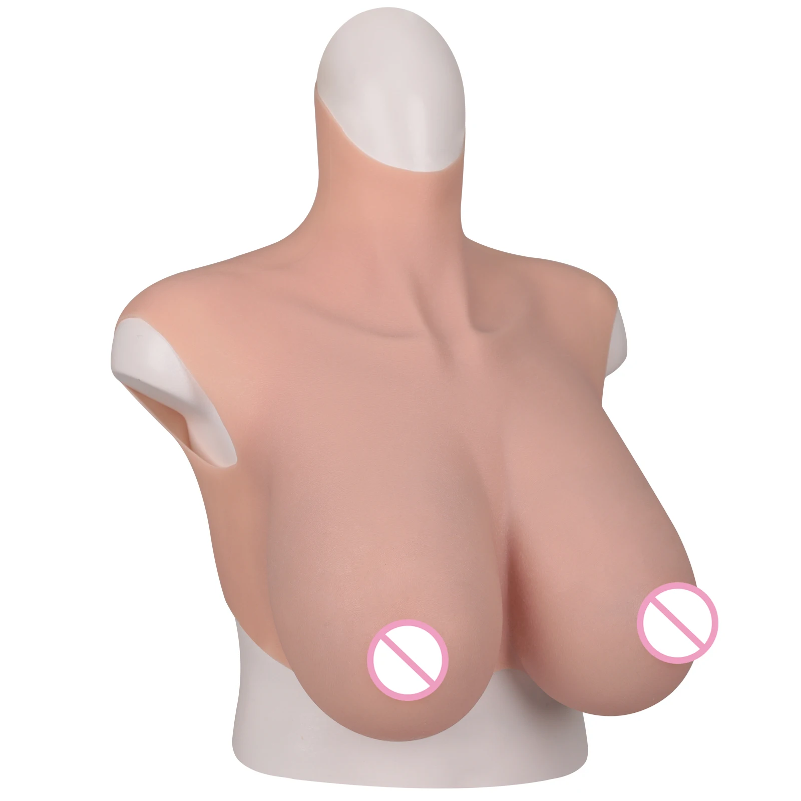 Eyung Silicone XXL-R Cup Artificial Breast 70-110kg Suitable Silicone Tits Fake Breast Forms False Boobs Crossdresser Shemale