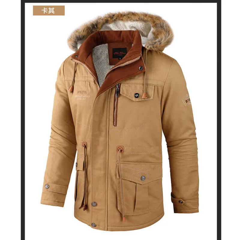 Abrigos cálidos de invierno para hombre, chaqueta de invierno con capucha, Parka de Snowboard, chaqueta de esquí impermeable para nieve, ropa con capucha para montaña