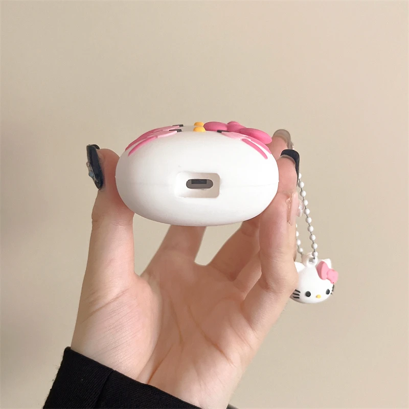 3D чехол для наушников Sanrio с мороженым Hello Kitty для Apple AirPods 1, 2, 3 поколения, Airpods Pro, беспроводные Bluetooth наушники для телефона