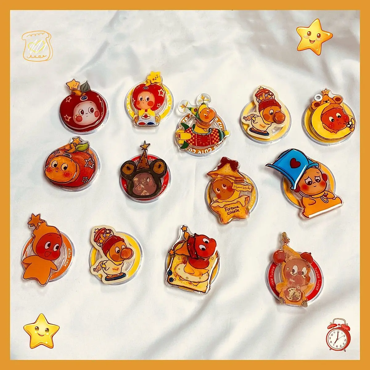 

Корейский милый каракули красный Apple Star Man магнитный кронштейн универсальная воздушная подушка съемный для Iphone Samsung Grip Tok держатель подставка