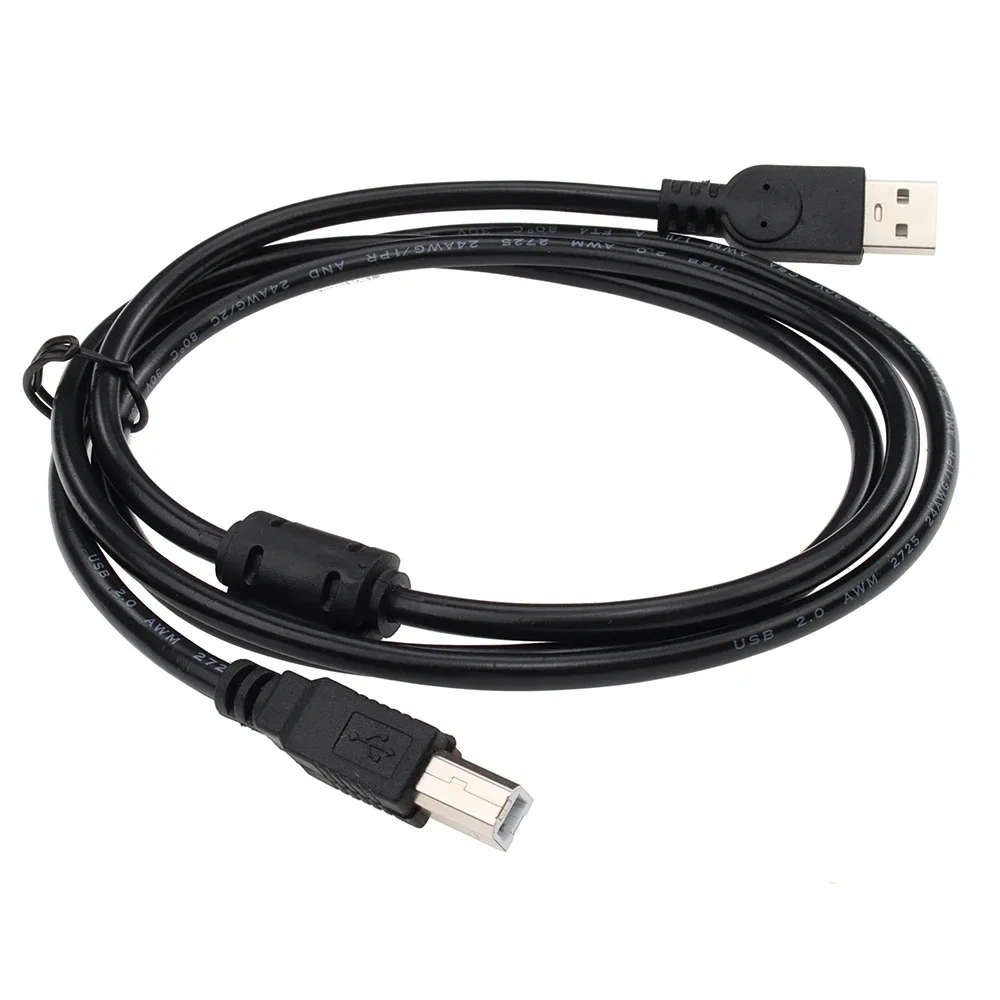 100pcs 1,5M de alta velocidade USB 2.0 A para B cabo macho cabo de impressora sincronização fio de carga de dados