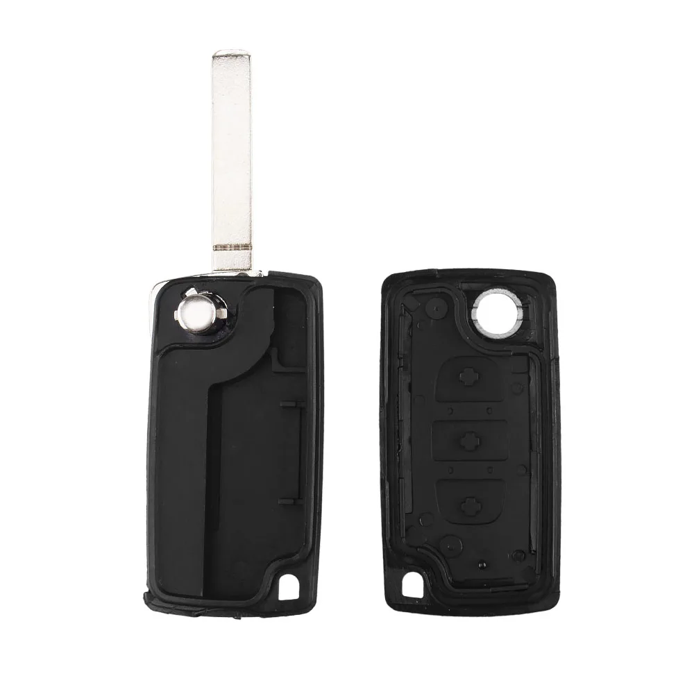 KEYYOU per Citroen C2 C3 C4 C5 C6 C8 3 pulsanti Flip Remote Car Key Case Cover Shell Fob VA2 Blade CE0523