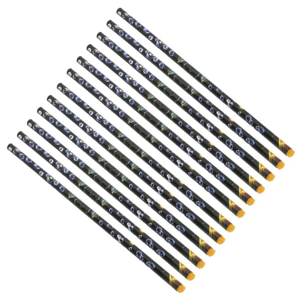12PCS White Appearance Nail Dotting Wax Pen Adhesive Property Compact Size Rhinestones Picker Wax Pen Easy Grip Design