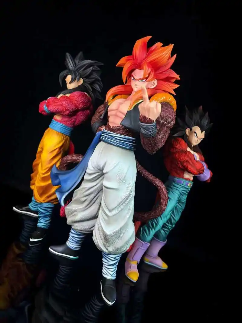 Nueva figura de Dragon Ball de 31,5 cm, Np Super Saiyan Ss4 Gogeta, adornos para ordenador de escritorio, regalos de Navidad a la moda, Juguetes