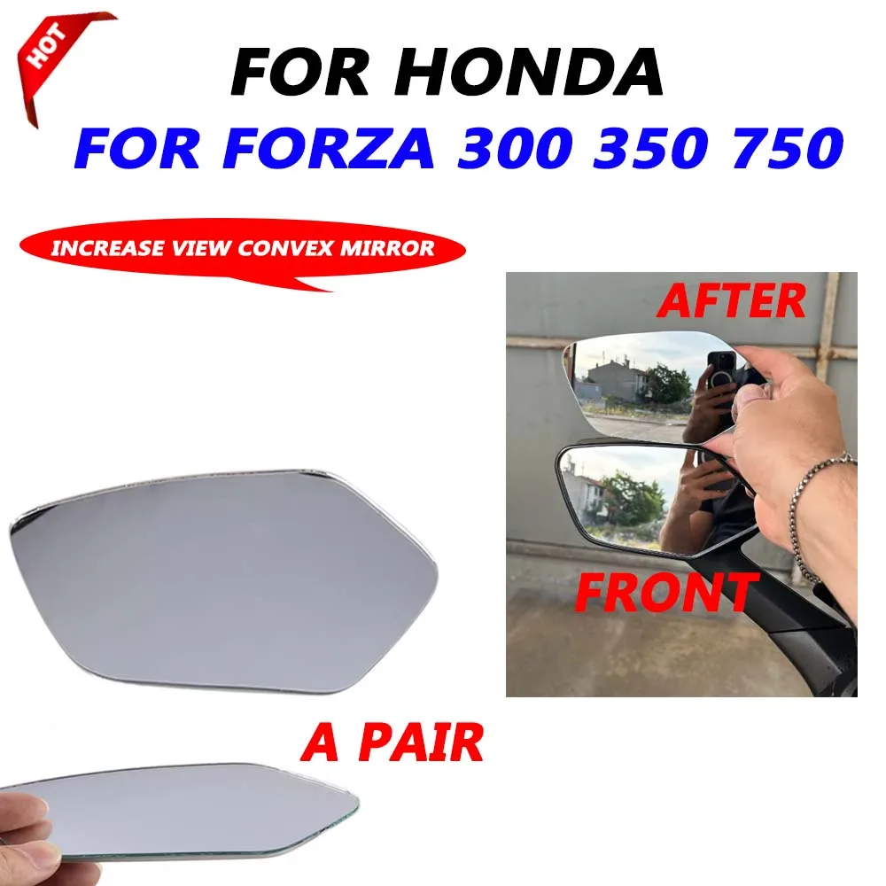 For HONDA Forza 350 Forza 750 Forza300 Forza350 Accessories Convex Mirror Increase Rearview Mirrors Side Mirror View Vision Lens