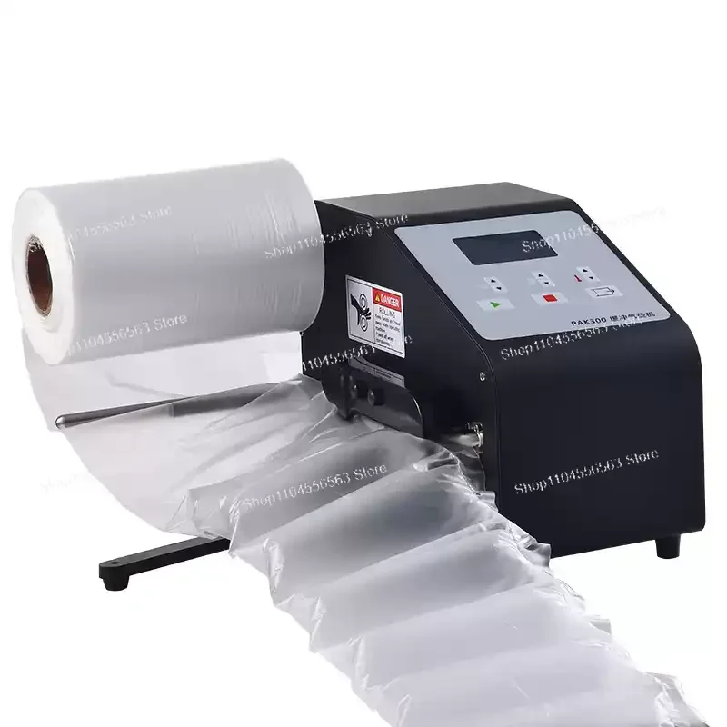 PAK300 Automatic Machine Air Cushion Packaging Sealing Machine 110V/220V Inflatable Packaging Tool Inflator Bubble Bag Tool