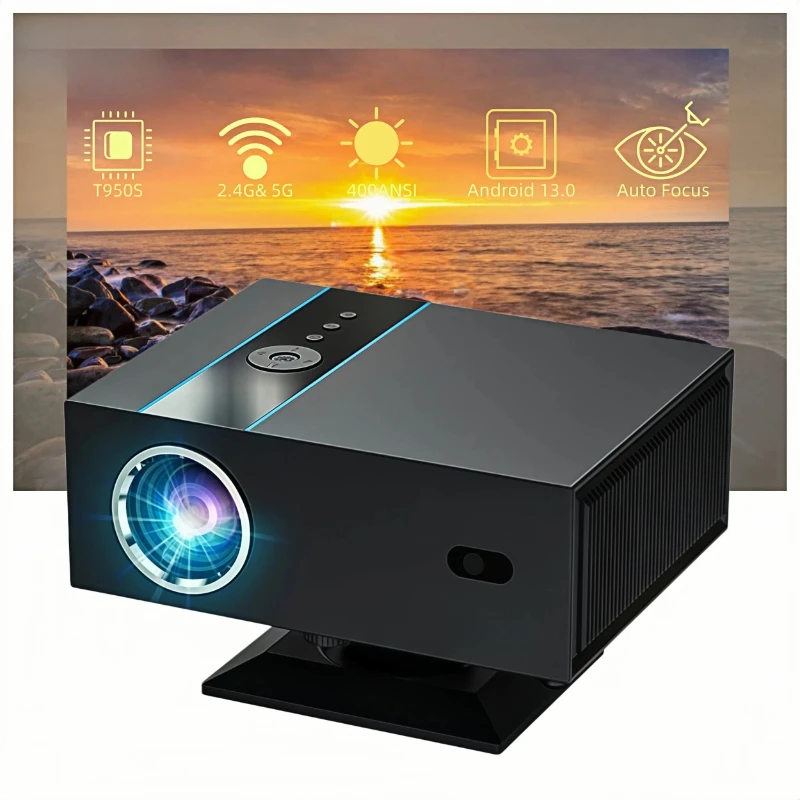 Projector Home ultra high definition 1080P support solution~ 4K autofocus bedroom cinema office PTZ projector