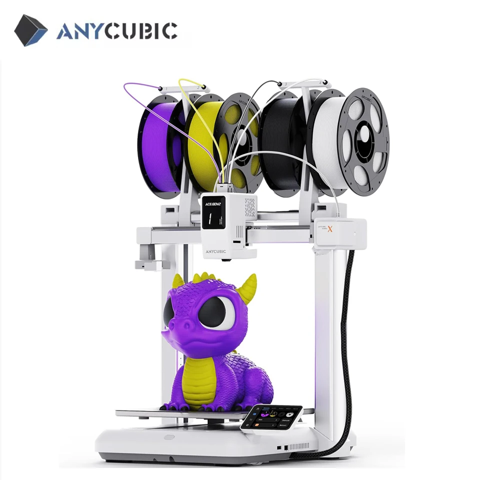 

Anycubic Kobra X 3D Printer Multi-Color Printer Auto Leveling Max 600mm/s FDM High-Speed ​​Desktop 3D Printer 260*260*260mm Prin
